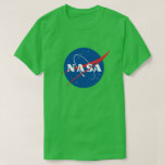 T-shirt féminin Iconic NASA (vert verne)<br><div class="desc">AVIS IMPORTANT : Insignes et identificateurs de la NASA fournis et utilisés avec la permission de la NASA.</div>