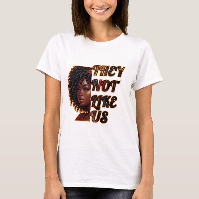 T-shirt féminin - Ils ne nous aiment pas (Devant)