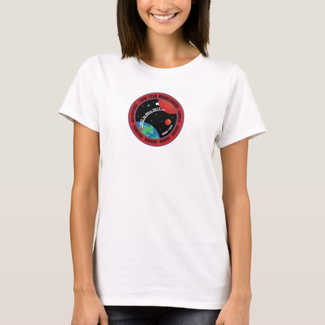 T-shirt féminin Mars 101 à manches longues pour éq (Devant)