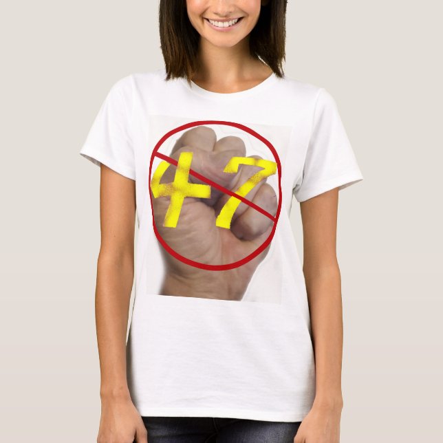 T-shirt féminin no 47 (Devant)