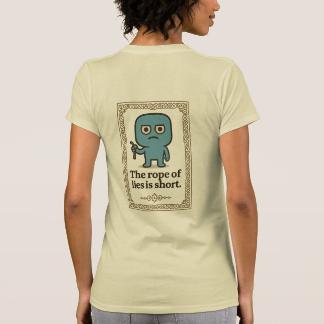 T-shirt féminin par Smilo - Citation Inspirationne (Dos)