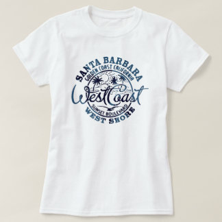 T-shirt féminin Père Noël Barbara West Coast