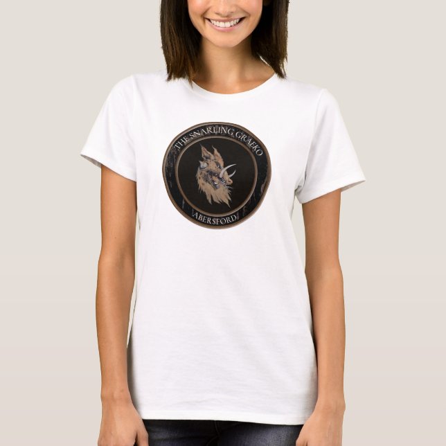 T-shirt féminin rond Snarling Graeko (Devant)
