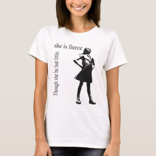 T-shirt féminin sans peur
