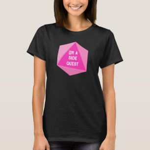 T-shirt féminin sur un côté