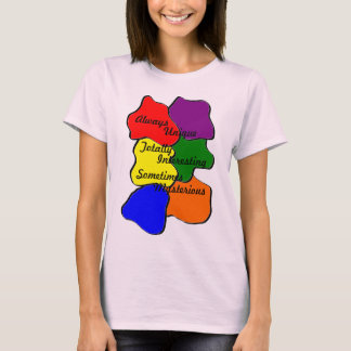 T-shirt féminin toujours unique en autisme