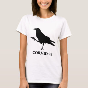 T-shirt féminin White Corvid-19