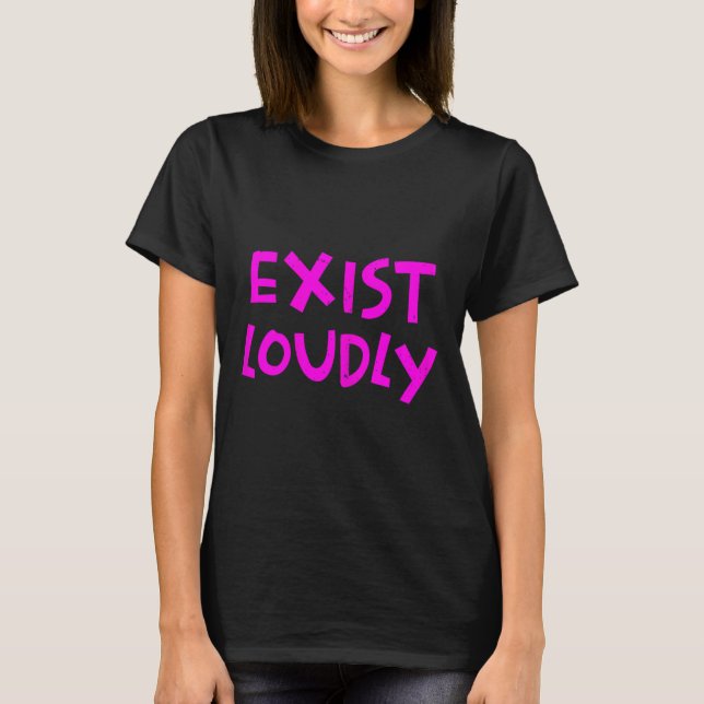 T-shirt Feminine Cute Feminist Femininity (Devant)