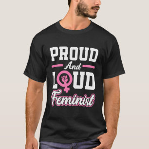 T-shirt Féminisme Féministe Fière Et Forte