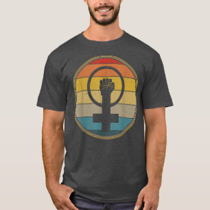 T-shirt Feminisme Femme Égalité Femme Vers le Vintage fémi
