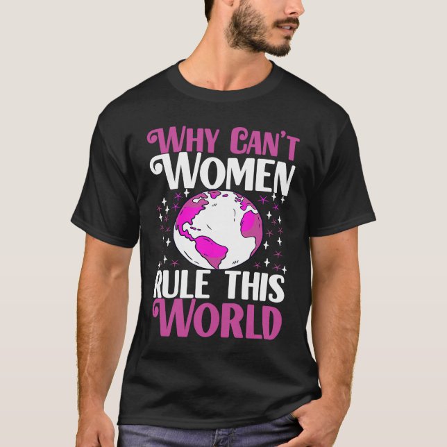 T-shirt Féminisme Pour Tous Les Droits Des Femmes Fière Fé (Devant)