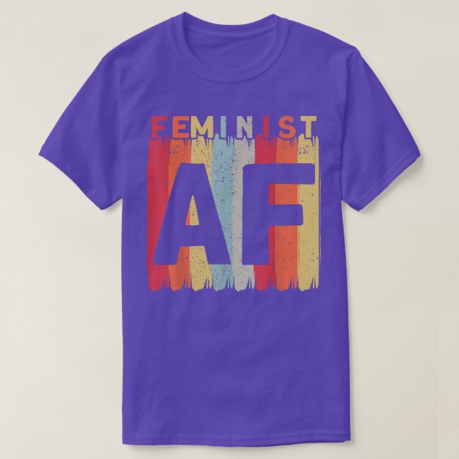T-shirt Feminist Af Feminism 1418  (Design devant)