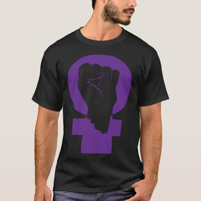 T-shirt Feminist Feminism Equality Empowered Social Symbol (Devant)