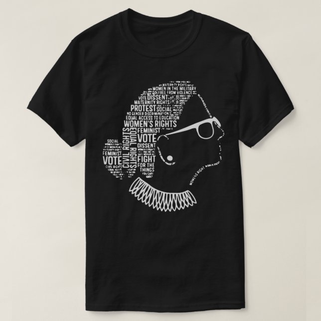 T-shirt Feminist RBG Speak Your Mind Even If Your Voice Sh (Design devant)