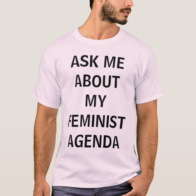 T-shirt Féministe de bande dessinée (Devant)