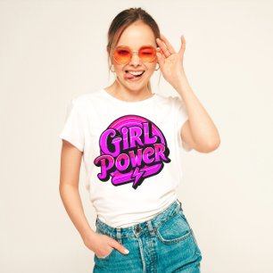 T-shirt Féministe du "pouvoir féminin"