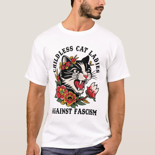 T-shirt Feministe féministe contre le fascisme (Devant)