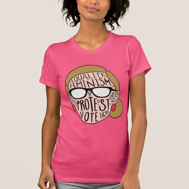 T-shirt FEMINISTE FEMME (Devant)