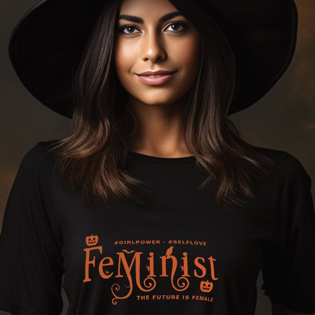T-shirt Féministe gothique Halloween Girl Power Self Love  (#girlpower #feminist #thefutureisfemale #halloween #gothic)