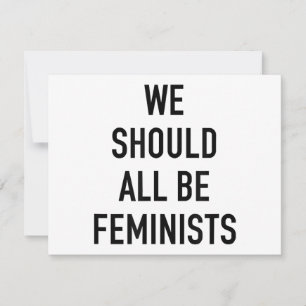 T-shirt féministe - Nous devrions tous être fémini