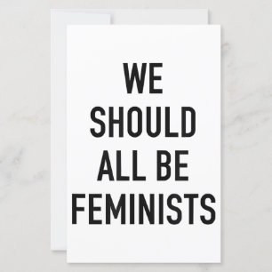 T-shirt féministe - Nous devrions tous être fémini