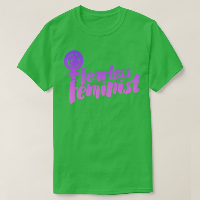 T-shirt Feministe sans peur (Design devant)