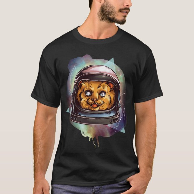 T-shirt Femjoy Cat Astronaut (Devant)