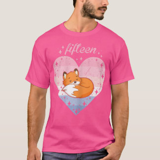 T-shirt Femme 15 Ans Mignonne Pour Anniversaire Fille 15èm