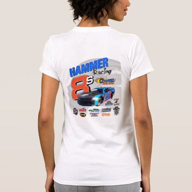 T-shirt femme 2025 à la course de marteau (Dos)