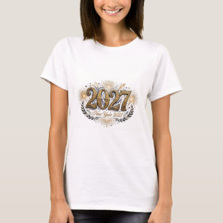 T-Shirt femme 2027 Orné Or