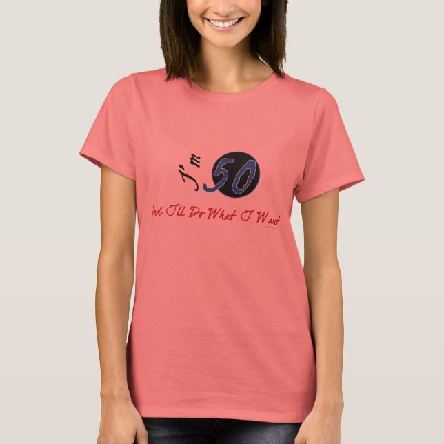 T-shirt femme 50e anniversaire ! (Devant)