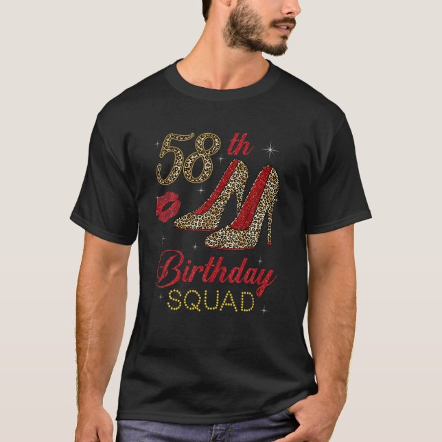 T-shirt Femme 58E Escadron D'Anniversaire Entrant Dans 58  (Devant)