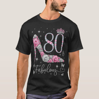 T-shirt Femme 80 & Fabuleux, 80 Ans et Fabuleux, 8