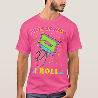 T-shirt Femme 90S Hip hop Chemise Hommes Cassette T