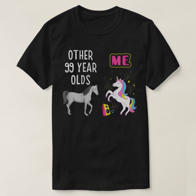 T-shirt Femme 99e anniversaire drôle 99 ans grand-mère Uni (Design devant)