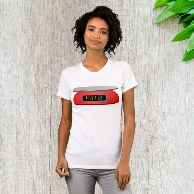 T-shirt femme à échelle de cuisine (Créateur téléchargé)