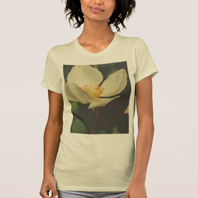 T-shirt femme à imprimé fleuri (Devant)