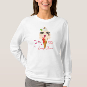 T-shirt femme à manches longues Bellina Bacio 