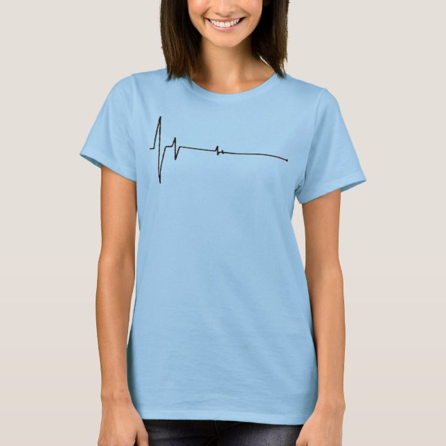 T-shirt femme à style vintage plat (Devant)
