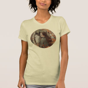 T-shirt Femme à tête rouge avec cheval