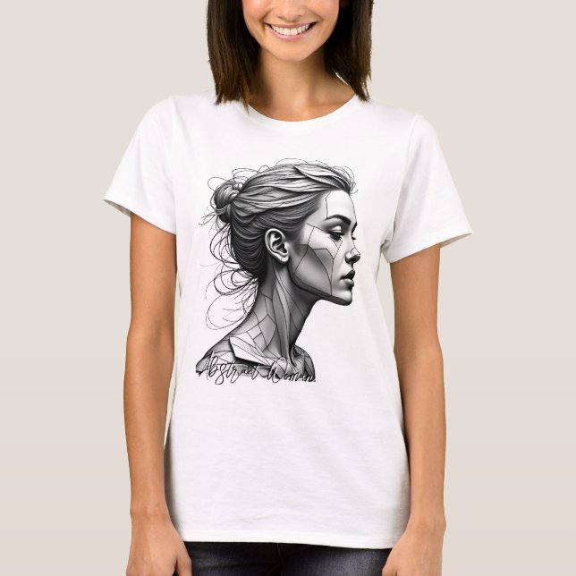 T-shirt femme Abstraite (Devant)