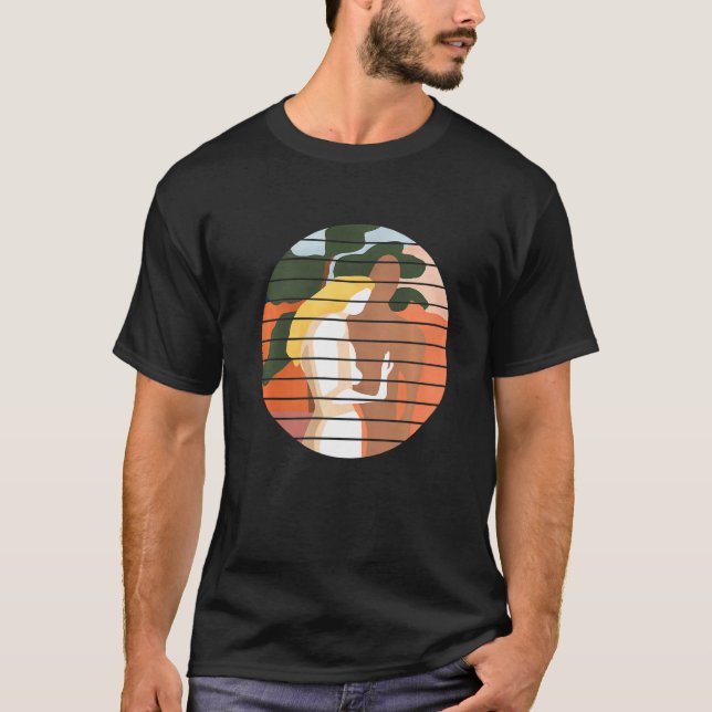 T-shirt Femme Abstraite (Devant)