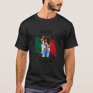 T-shirt Femme Afro Mexicaine Virgo Reine Africaine Mexique