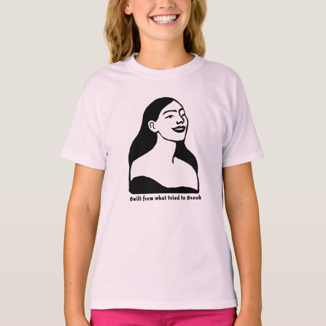 T-shirt femme Afro Silhouette (Devant)