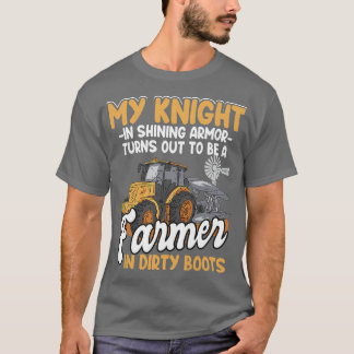 T-shirt Femme Agricultrice Femme Fermière Fermière Petite 