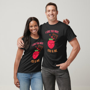 T-shirt Femme-Aimée-Valentines-Chocolat-Personnalisé-Perso