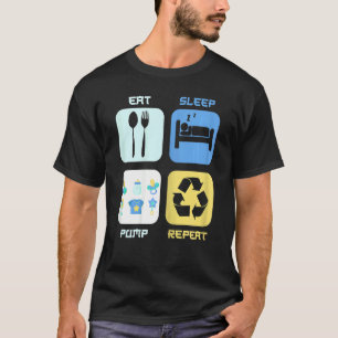T-shirt Femme Allaitement Nouveau-Né Vapeur De Pompe De La