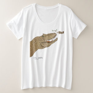 T-shirt femme Allosaurus Boop Dinosaure Grande Tai