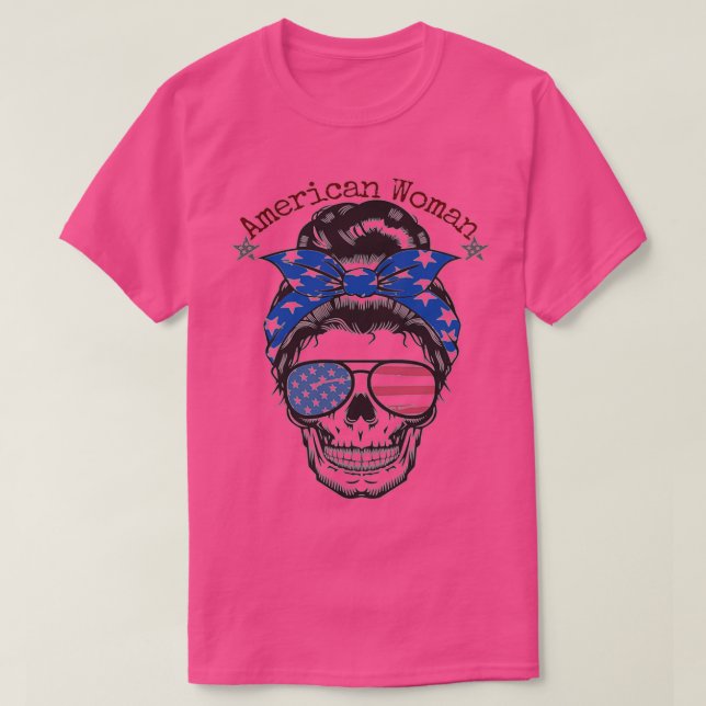 T-shirt Femme américaine (Design devant)