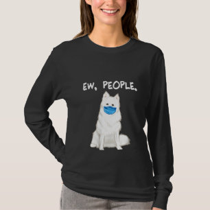 T-shirt Femme American Eskimo Chien Ew Chien Ew Chien Port